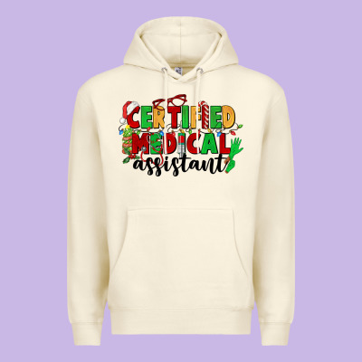 Certified Medical Assistant Premium Hoodie Designed By Cowgirlartshop