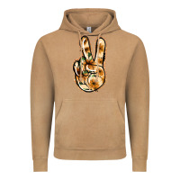 Vintage Camel Floral Gold Peace Sign Vintage Hoodie - Jasminsmagicworld