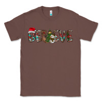 Chestnut Believe Christmas Classic Tee - CowhideDigitalArt