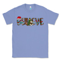 Colony Blue Believe Christmas Classic Tee - CowhideDigitalArt