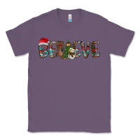 Lavender Believe Christmas Classic Tee - CowhideDigitalArt