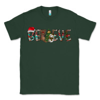 Sports Green Believe Christmas Classic Tee - CowhideDigitalArt
