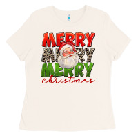 Bone Merry Christmas Santa Ladies Tee - FaDigitalArtStudio