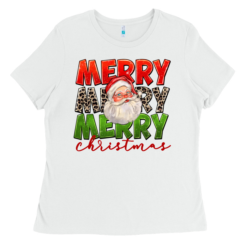 Merry Christmas Santa Ladies Tee by FaDigitalArtStudio | Teevron