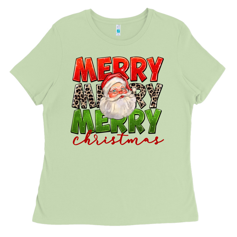 Merry Christmas Santa Ladies Tee by FaDigitalArtStudio | Teevron