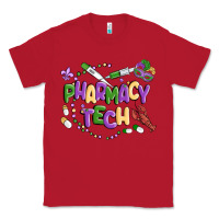 Red pharmacy tech Classic Tee - MaliasSmallBusiness
