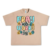 Burro pray more worry less Urban Heavy Tee - MaliasSmallBusiness
