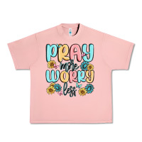 Salmon pray more worry less Urban Heavy Tee - MaliasSmallBusiness