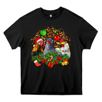 Black Christmas party and chickens Heavy Core Tee - AdoDesignShop