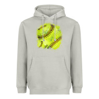 Moon Dust Softball background Heavyweight Hoodie - HowdyJamesFarm