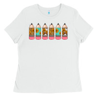White western teacher pencils 16oz libbey glass Ladies Tee - HRA Design Shop