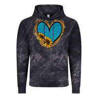 Cloud Black Gold Glitter Sunflower Blue Heart Vintage Hoodie - Jasminsmagicworld