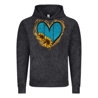 Vintage Black Gold Glitter Sunflower Blue Heart Vintage Hoodie - Jasminsmagicworld