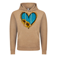 Vintage Coffee Gold Glitter Sunflower Blue Heart Vintage Hoodie - Jasminsmagicworld