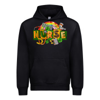 Black nurse st patricks Urban Hoodie - FaDigitalArtStudio