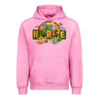 Fuchsia Pink nurse st patricks Urban Hoodie - FaDigitalArtStudio