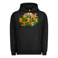 Pigment Black nurse st patricks Urban Hoodie - FaDigitalArtStudio