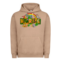 Pigment Burro nurse st patricks Urban Hoodie - FaDigitalArtStudio