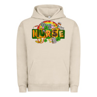 Pigment French Oak nurse st patricks Urban Hoodie - FaDigitalArtStudio