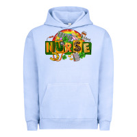 Pigment Grape Ice nurse st patricks Urban Hoodie - FaDigitalArtStudio