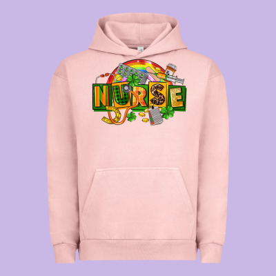 Nurse St Patricks Urban Hoodie Designed By Fadigitalartstudio