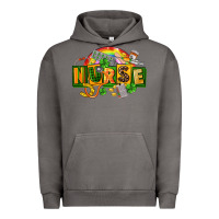 Pigment Tornado nurse st patricks Urban Hoodie - FaDigitalArtStudio