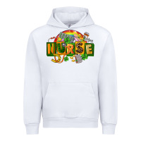 White nurse st patricks Urban Hoodie - FaDigitalArtStudio