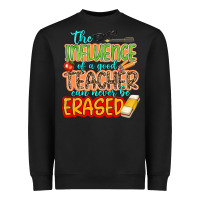 Black the influence of a good teacher Heavyweight Sweatshirt - NancyCooperArtShop