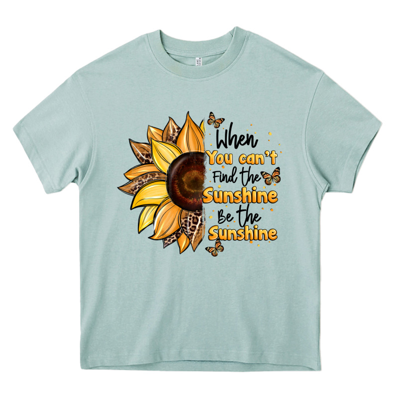 When You Can't Find The Sunshine Be The Sunshine Heavy Core Tee by JahusDesignShop | Teevron