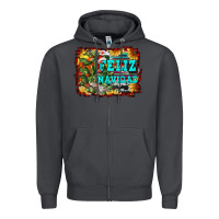 Smoke feliz navidad Zipper Hoodie - RanaPortraitStore