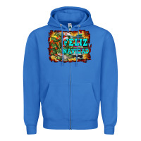 True Royal feliz navidad Zipper Hoodie - RanaPortraitStore