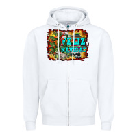 White feliz navidad Zipper Hoodie - RanaPortraitStore