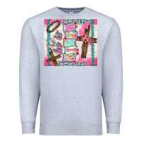 Heather Grey he is risen Premium Sweatshirt - TumblerDesignByShophia