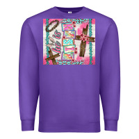 Purple he is risen Premium Sweatshirt - TumblerDesignByShophia