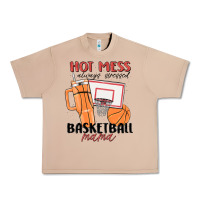 Burro hot mess always stressed basketball mama Urban Heavy Tee - MaliasSmallBusiness