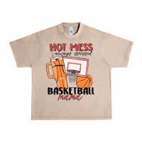 French Oak hot mess always stressed basketball mama Urban Heavy Tee - MaliasSmallBusiness