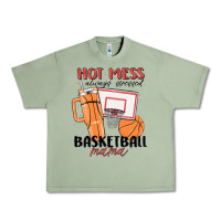 Oil Green hot mess always stressed basketball mama Urban Heavy Tee - MaliasSmallBusiness