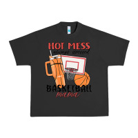 Pigment Black hot mess always stressed basketball mama Urban Heavy Tee - MaliasSmallBusiness