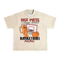 Sandshell hot mess always stressed basketball mama Urban Heavy Tee - MaliasSmallBusiness
