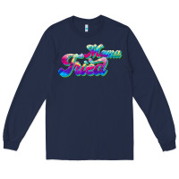 Navy mama tried Long Sleeve Tee - JahusDesignShop