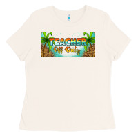 Bone western teacher off duty 16oz libbey glass Ladies Tee - HRA Design Shop