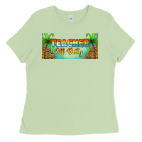 Matcha western teacher off duty 16oz libbey glass Ladies Tee - HRA Design Shop