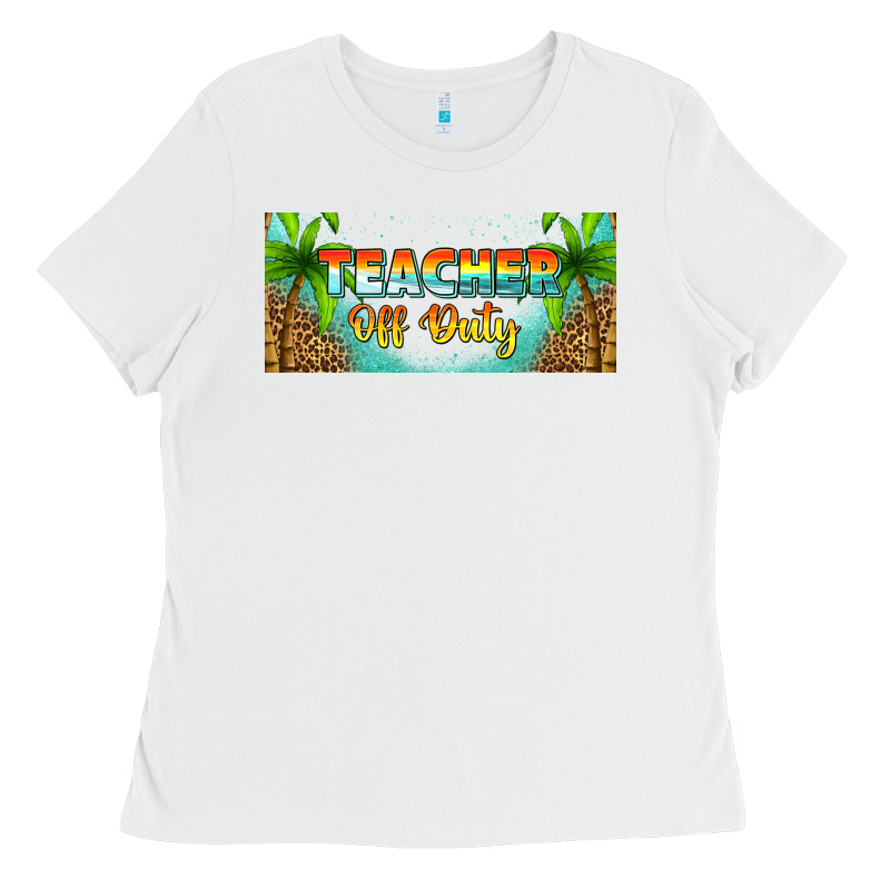 Western Teacher Off Duty 16oz Libbey Glass Ladies Tee by HRA Design Shop | Teevron