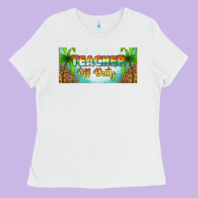 Western Teacher Off Duty 16oz Libbey Glass Ladies Tee Designed By Hra Design Shop