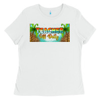 White western teacher off duty 16oz libbey glass Ladies Tee - HRA Design Shop