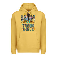 Antique Gold mom of twin girls mother's day Premium Hoodie - CowGirlArtShop