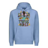Colony Blue mom of twin girls mother's day Premium Hoodie - CowGirlArtShop