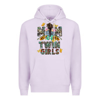 Lilac mom of twin girls mother's day Premium Hoodie - CowGirlArtShop