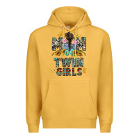 Mustard mom of twin girls mother's day Premium Hoodie - CowGirlArtShop