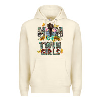 Sandshell mom of twin girls mother's day Premium Hoodie - CowGirlArtShop